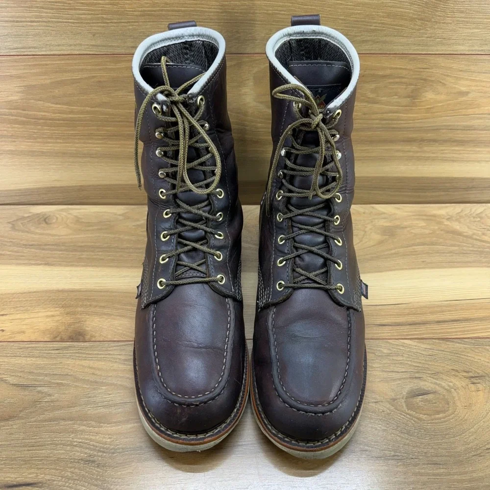Thorogood American Heritage Moc Toe Boot 10.5 D Waterproof Soft Toe USA Made